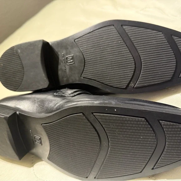 Men's Black Leather Loafers Bruno Magli 13 M - Picture 7 of 8